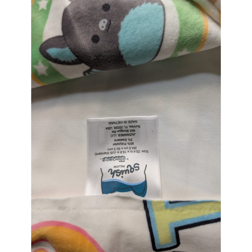 Squish Pillow Squishmallows Squish Squad Pillowcase Original Soft.Kidcore Lot 2 - Picture 3 of 3